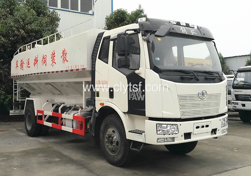 解放24立方散装饲料车