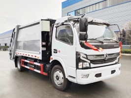 国六凯普特8方压缩垃圾车
