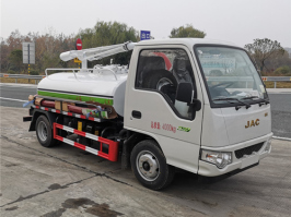 上京牌江淮蓝牌3方吸粪车